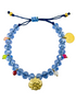 Armband "Menorca" • mit einem old mediterranean button