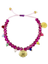Armband "Menorca" • mit einem old mediterranean button